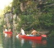 Steve and Dave Canoeing - image