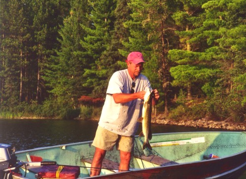 Dan with a nothern pike - image