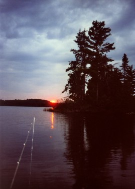 Sunset on Rolling Stone Lake - image